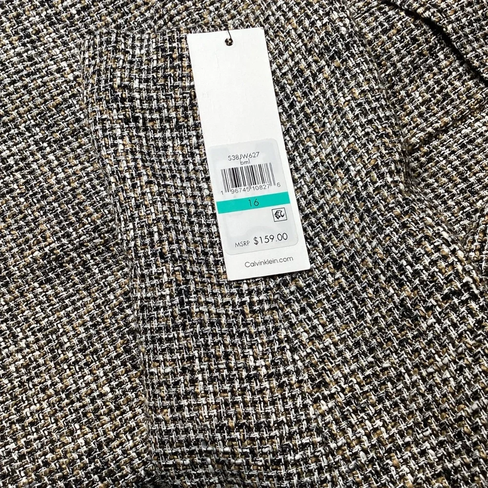 1900. Calvin Klein Cropped Blazer NWT Size 16